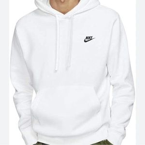 white nike hoodie